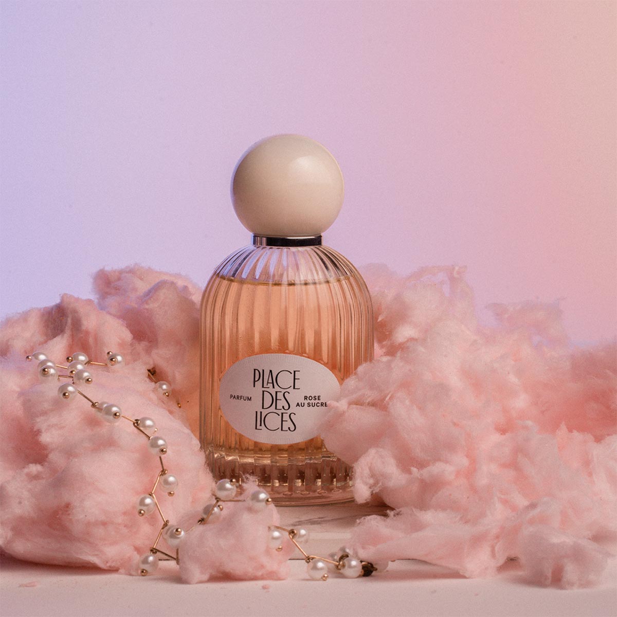 Rose au Sucre 100ml Eau de Parfum Lifestyle Shot by Place des Lices