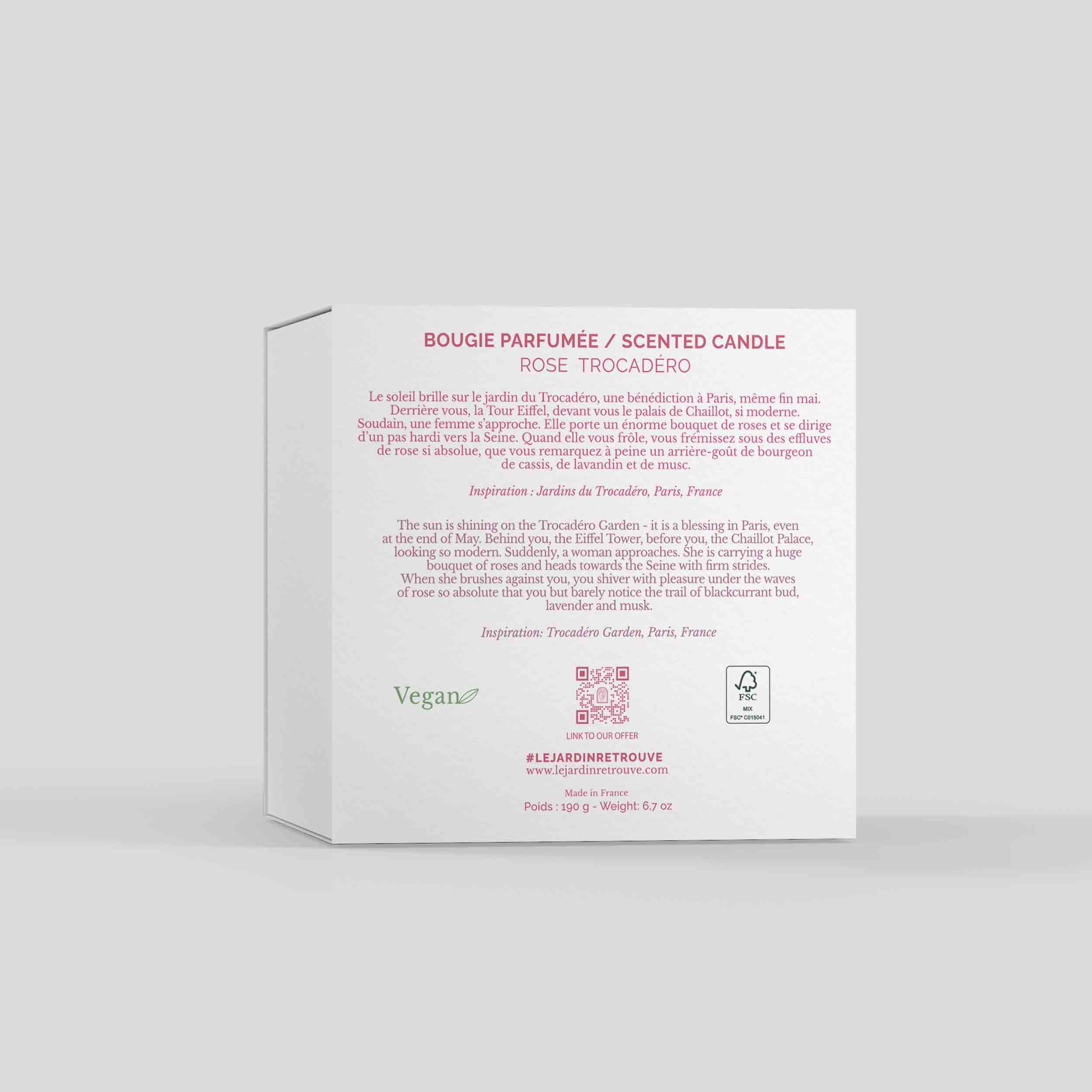 Rose Trocadéro Candle