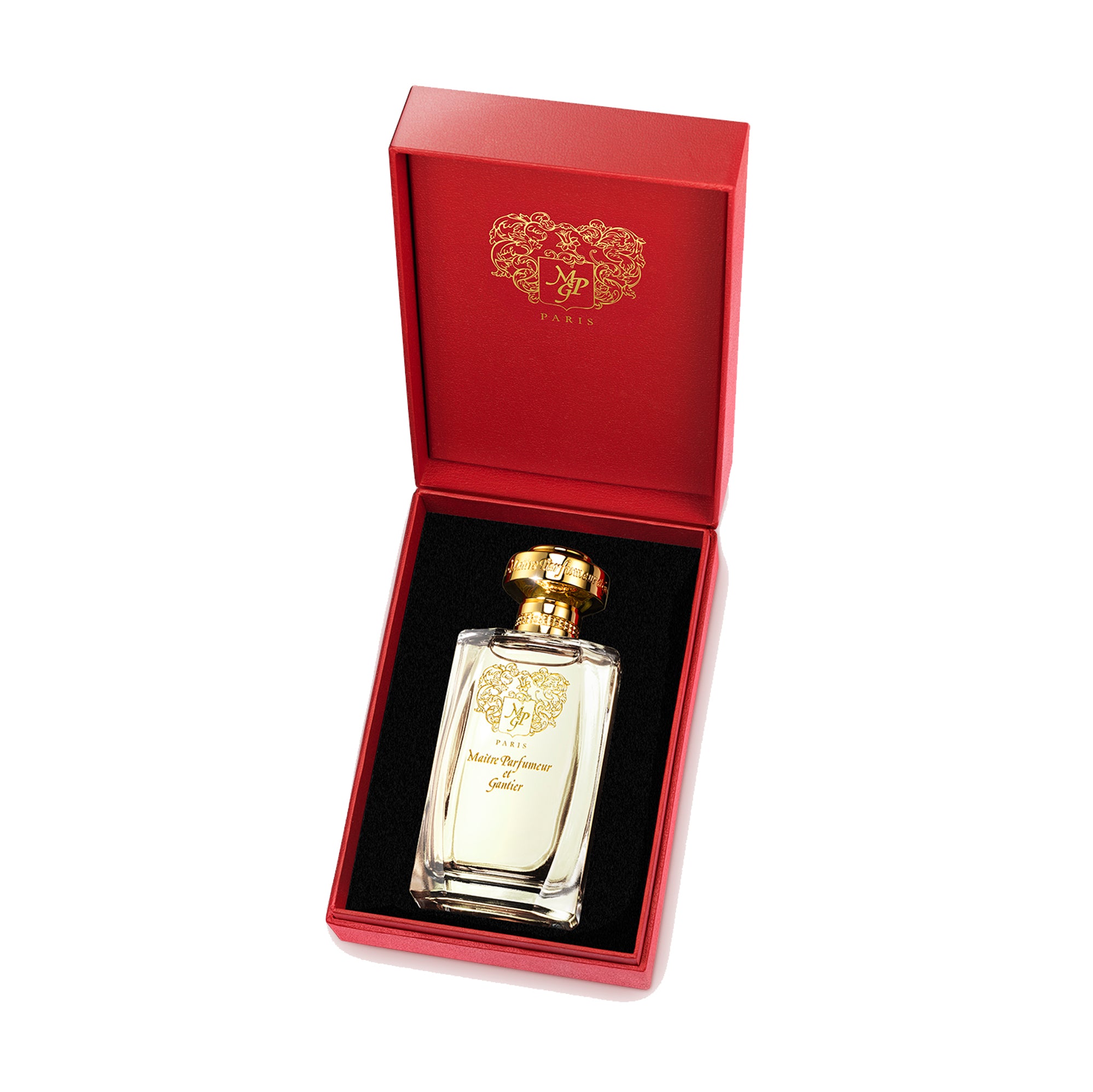 Rose Opulente 120ml Eau de Parfum bottle by MAÎTRE PARFUMEUR ET GANTIER in presentation box.