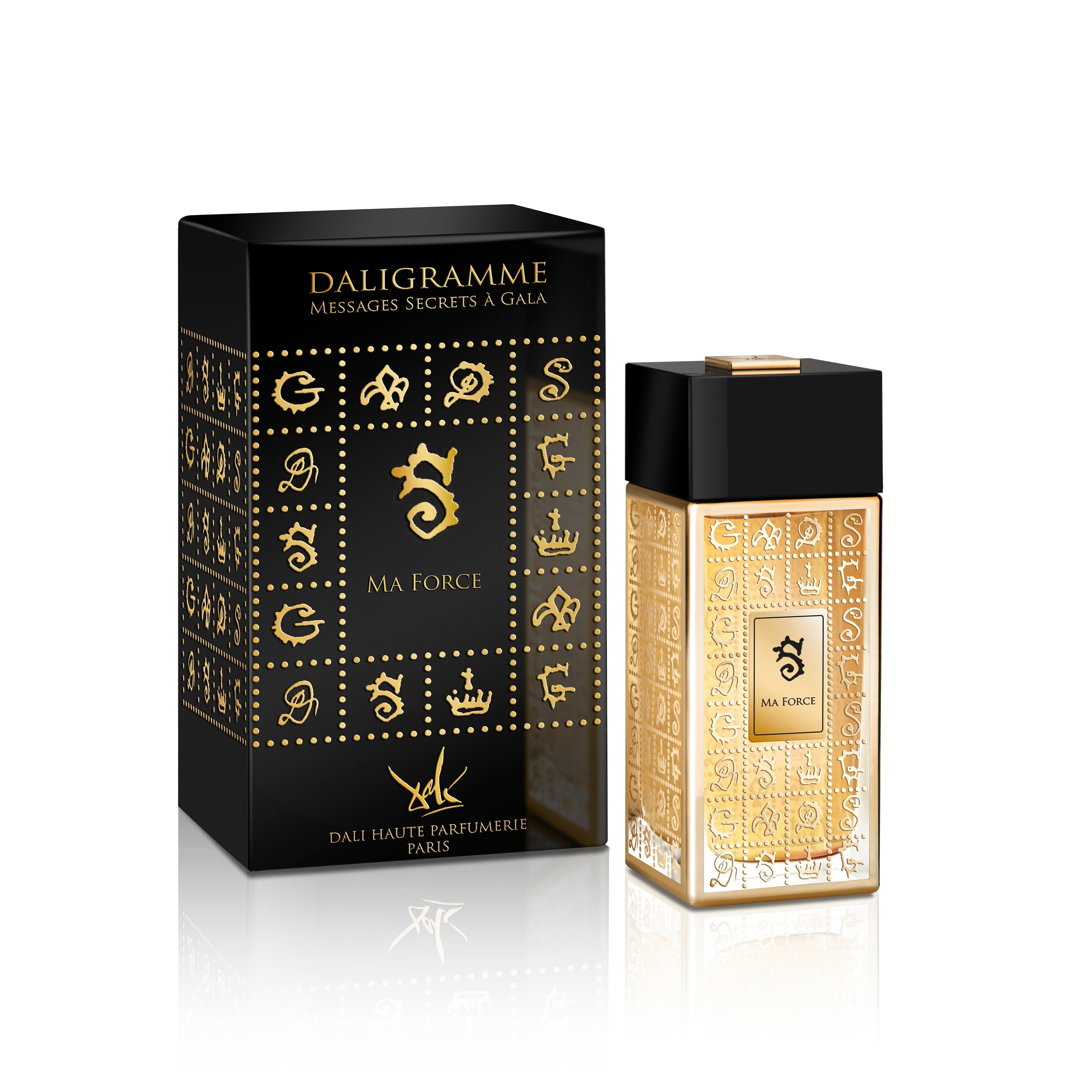 Ma Force 100ml Eau de Parfum Bottle and Box by Dalí Haute Parfumerie