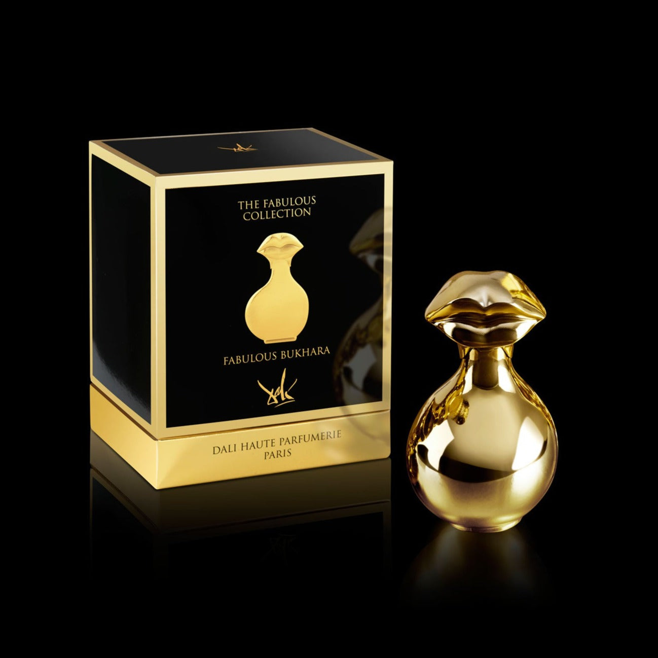 Bukhara Eau de Parfum 100ml Bottle and Box by Dalí Haute Parfumerie