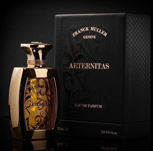 Aeternitas Eau de Parfum 75ml Bottle and Box by Franck Muller