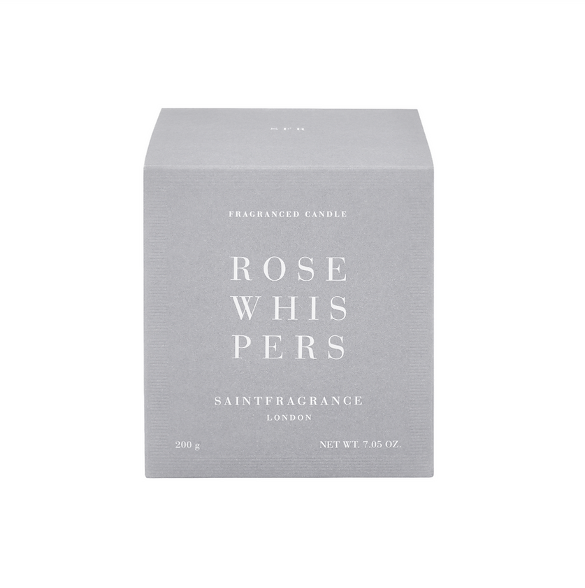 Rose Whispers 200g Scented Candle Box by Saint Fragrance