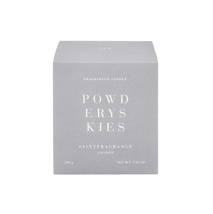 Powdery Skies 200g Scented Candle Box by Saint Fragrance