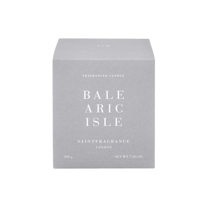 Balearic Isle 200g Scented Candle Box by Saint Fragrance