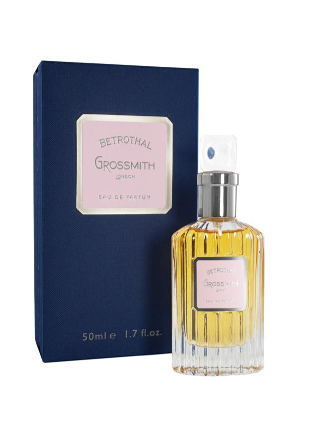 Betrothal Eau de Parfum 50ml Bottle and Box by Grossmith London