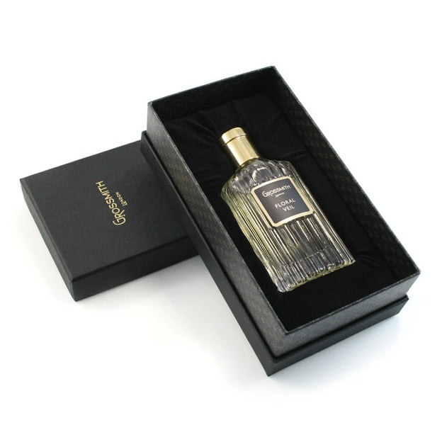 Floral Veil Eau de Parfum 50ml Bottle and Packaging by Grossmith London