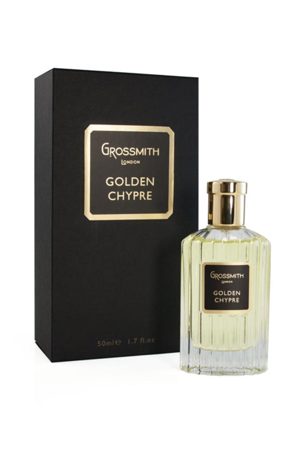 Golden Chypre 50ml Eau de Parfum Bottle and Box by Grossmith London