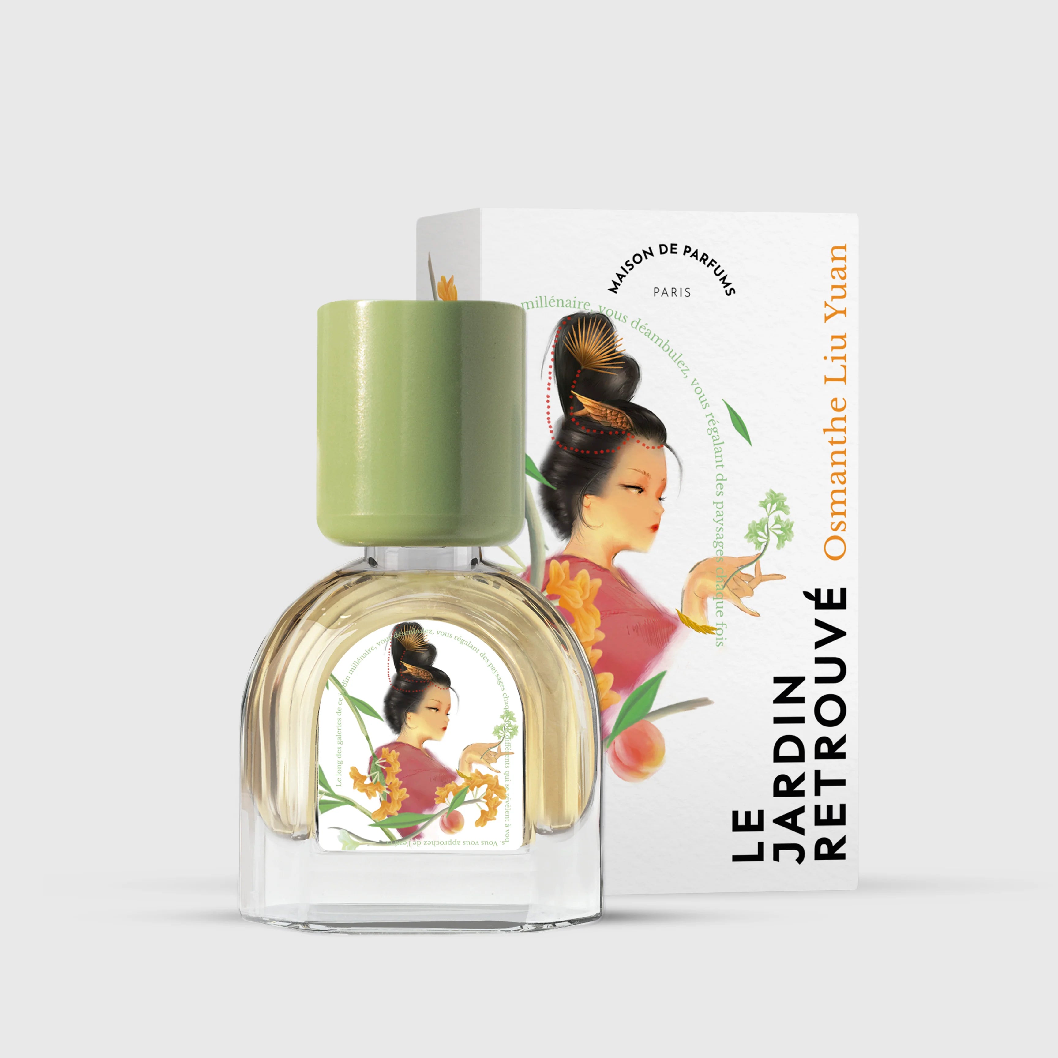 Osmanthe Liu Yuan Eau de Parfum 15ml Bottle and Box by Le Jardin Retrouvé