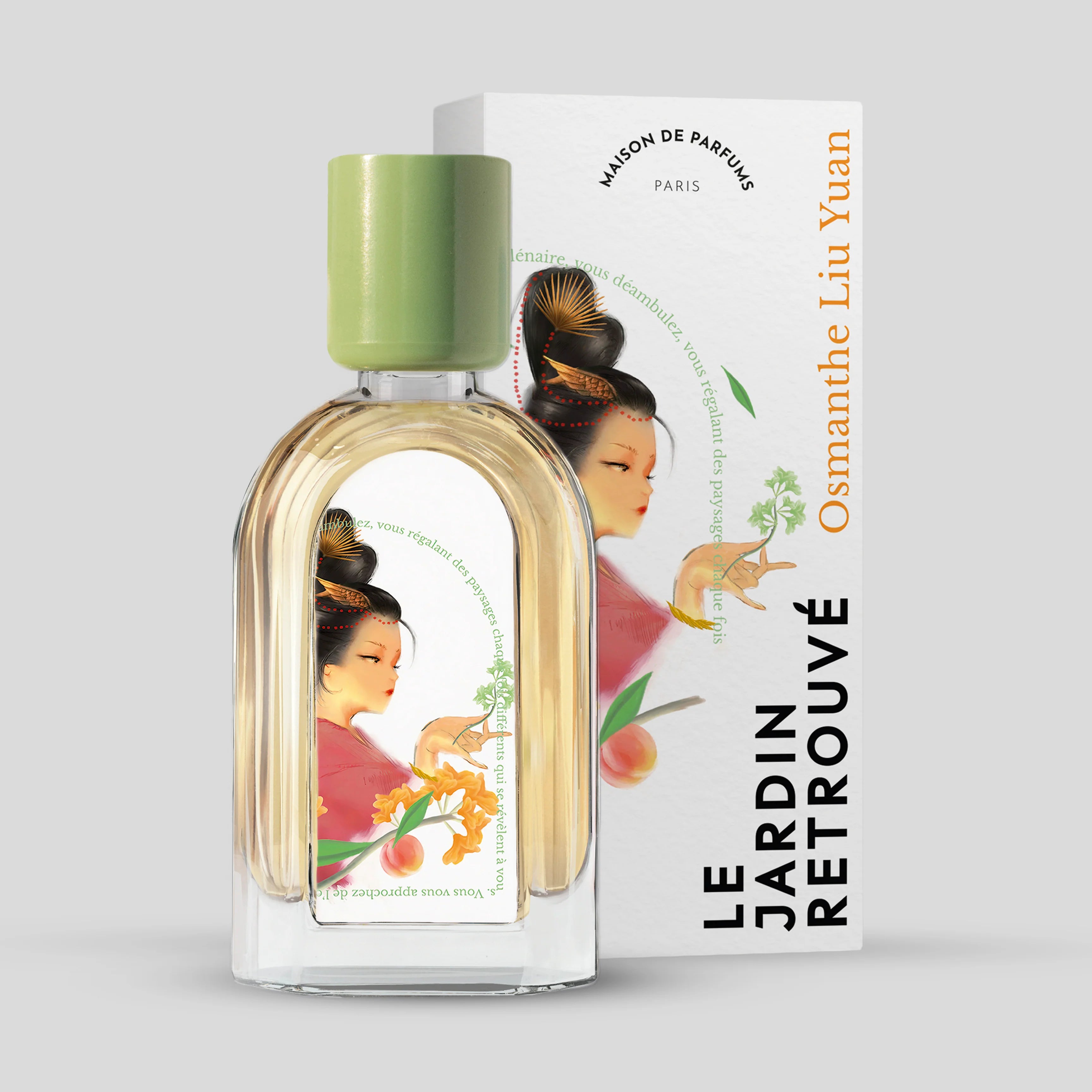 Osmanthe Liu Yuan Eau de Parfum 50ml Bottle and Box by Le Jardin Retrouvé