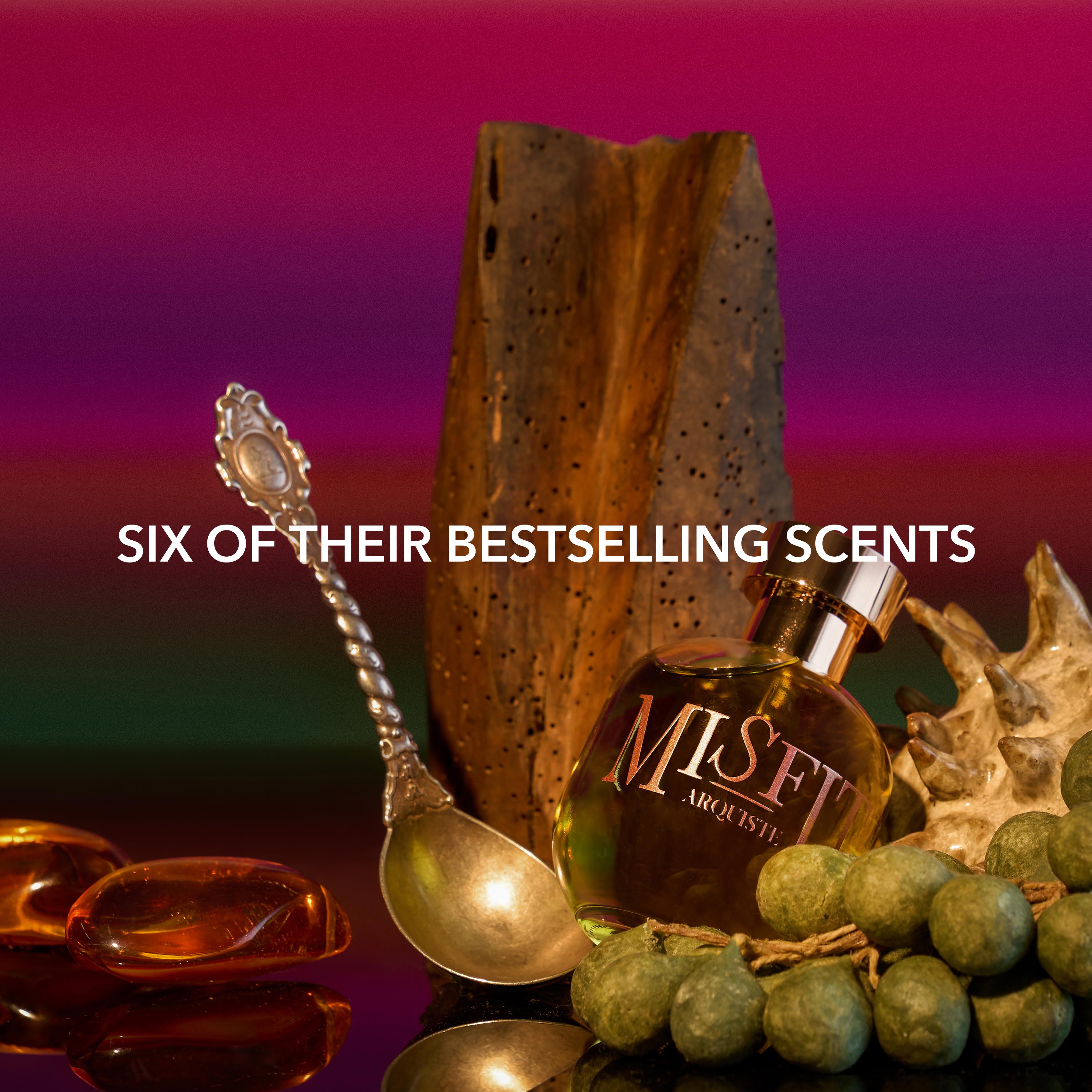 Six of their bestselling scents