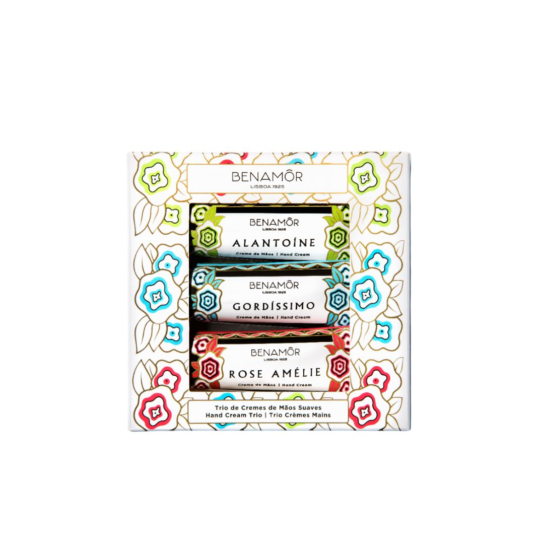 Benamôr Hand Cream Giftset with Alantoíne, Gordíssimo and Rose Amélie 30ml hand creams