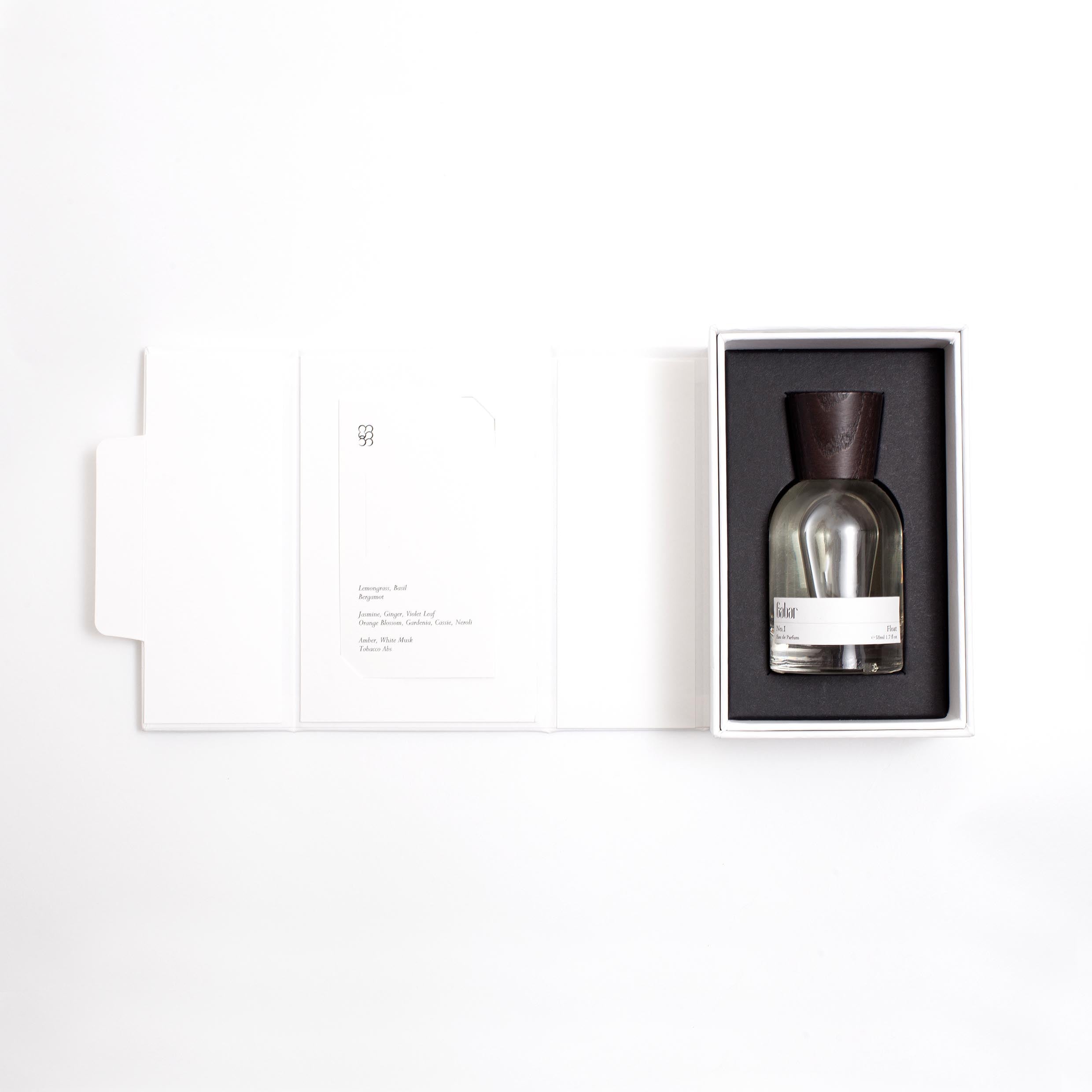  No.1 Float 50ml Eau de Parfum Bottle and Box by Gabar