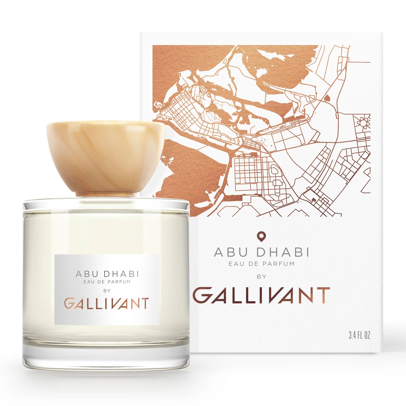 Abu Dhabi 100ml Eau de Parfum Bottle and Box by Gallivant