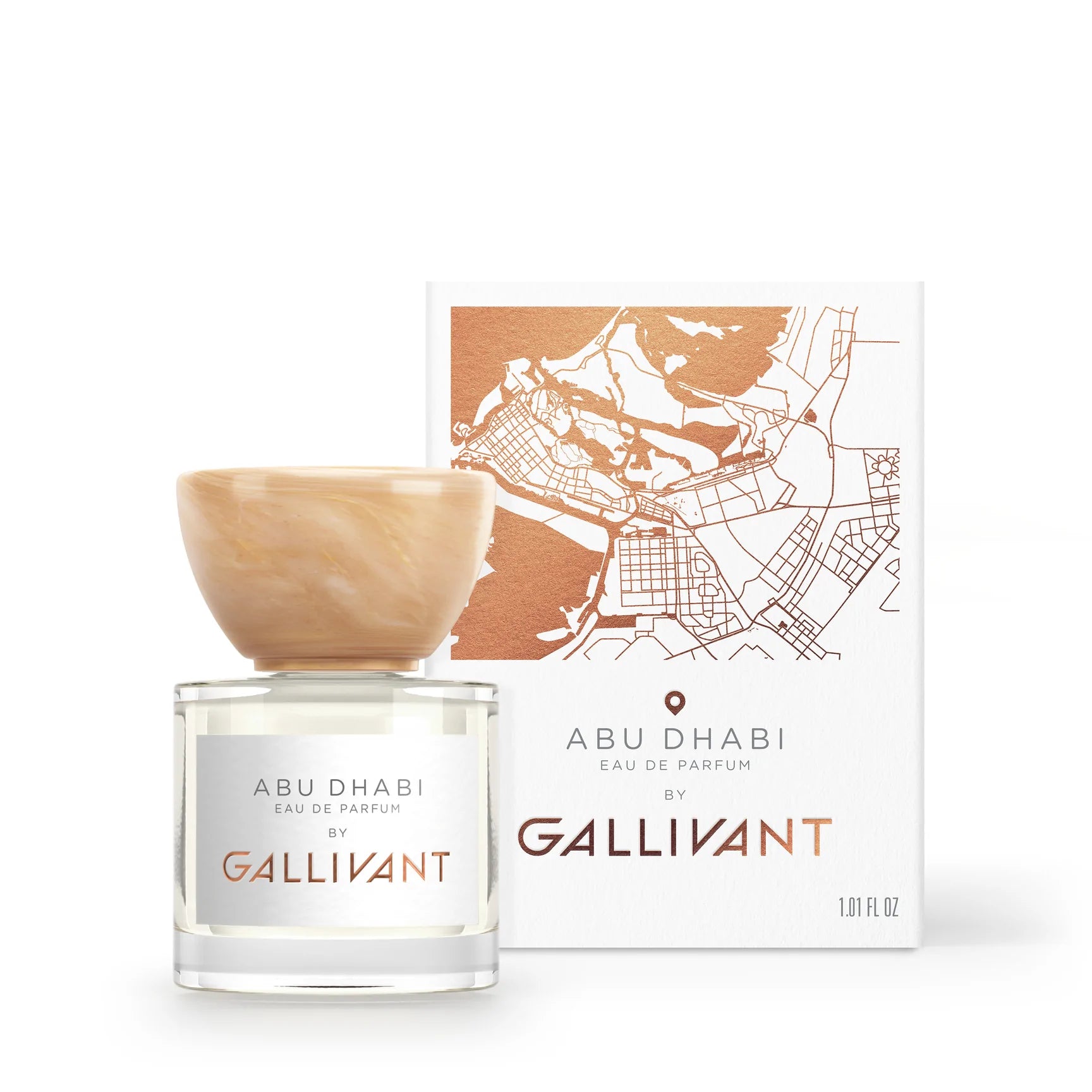Abu Dhabi 30ml Eau de Parfum Bottle and Box by Gallivant
