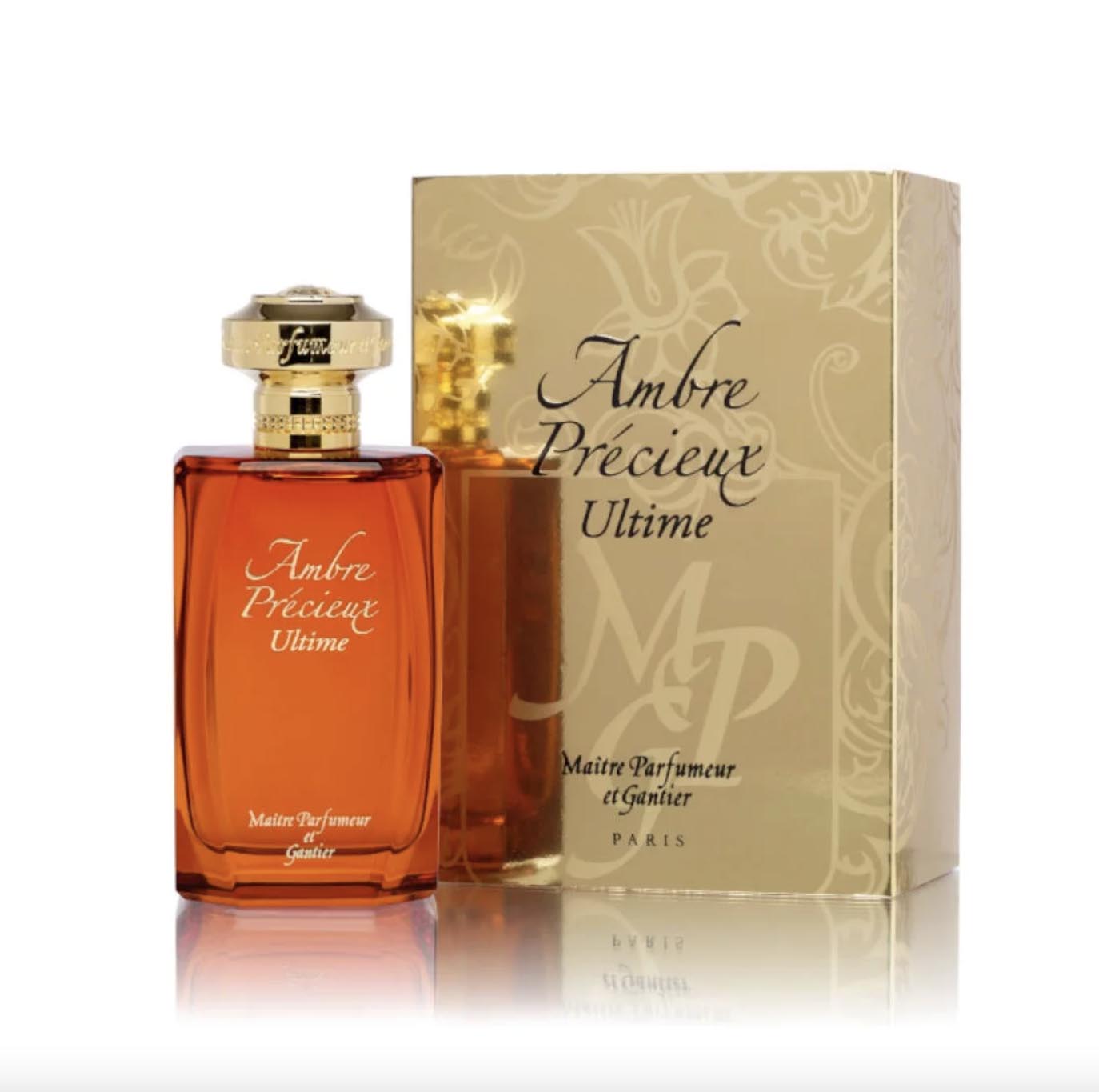 Ambre Precieux Ultime Parfum Bottle and Box by Maître Parfumeur et Gantier