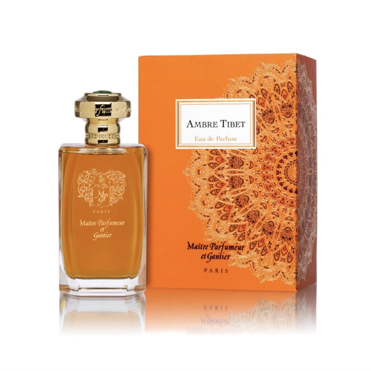 Ambre Tibet Eau de Parfum Bottle and Box by Maître Parfumeur et Gantier