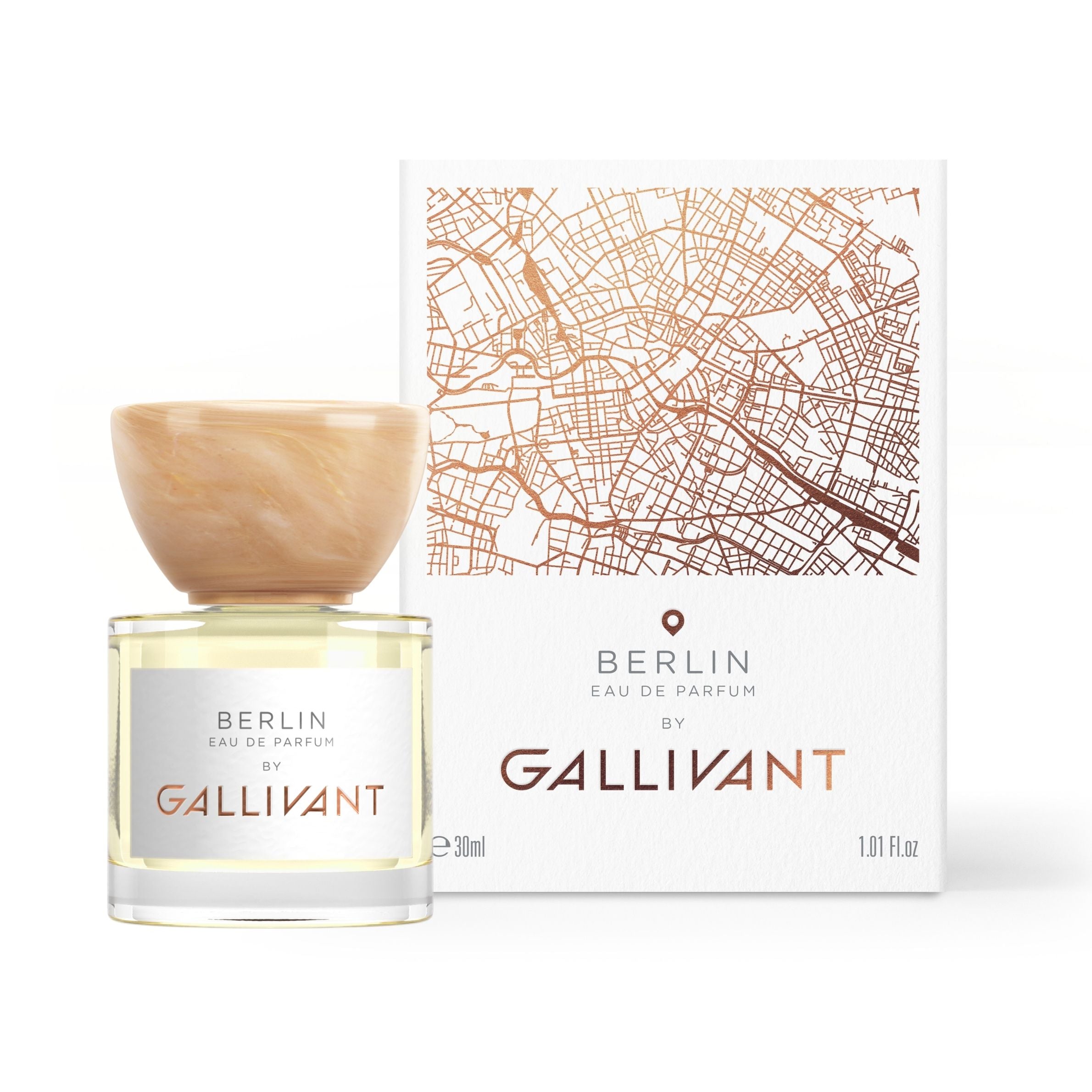 Berlin Eau de Parfum 30ml Bottle and Box by Gallivant