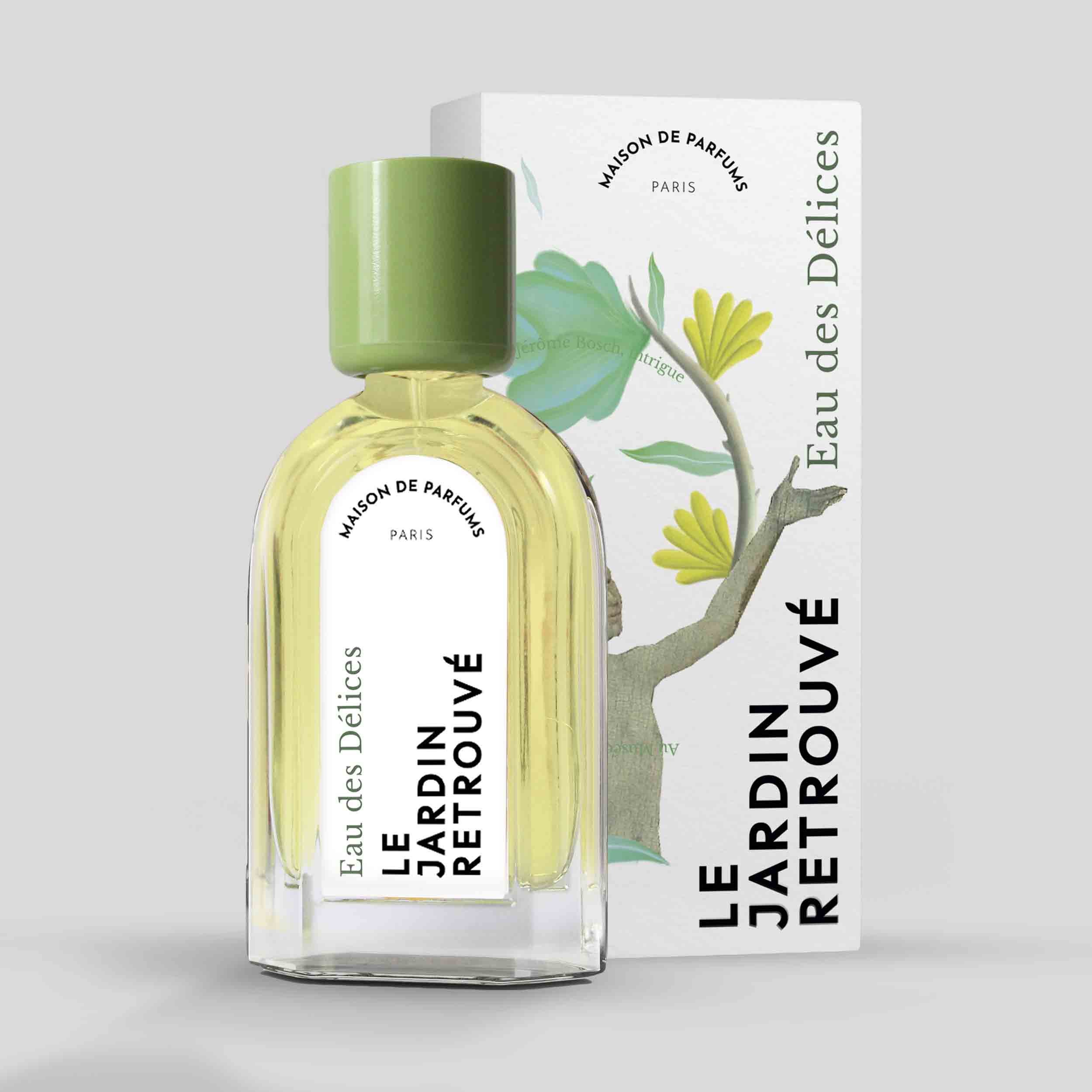 Eau de Délices Eau de Parfum 50ml Bottle and Box by Le Jardin Retrouvé