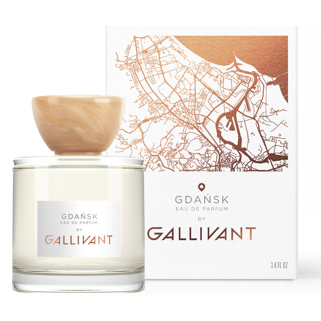 Gdansk Eau de Parfum 100ml Bottle and Box by Gallivant