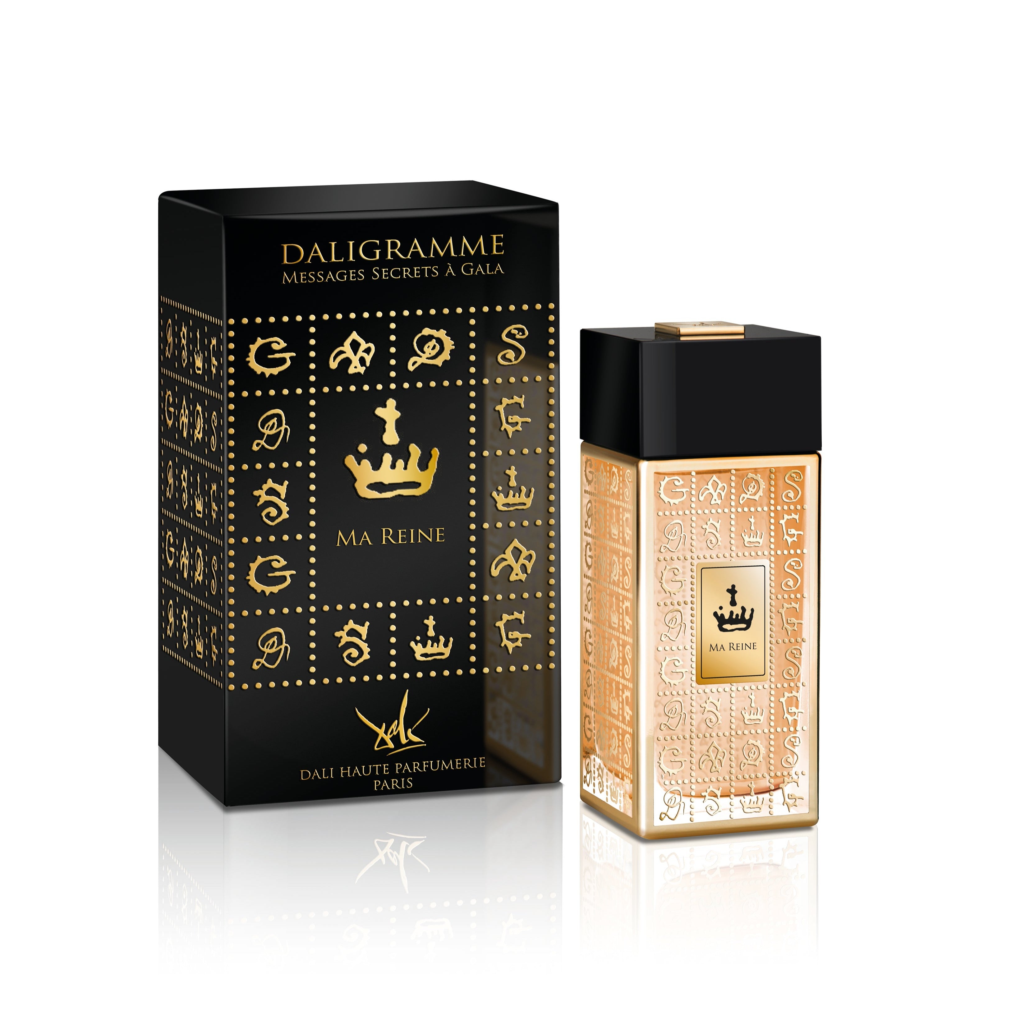 Ma Reine Eau de Parfum 100ml Bottle and Box by Dalí Haute Parfumerie