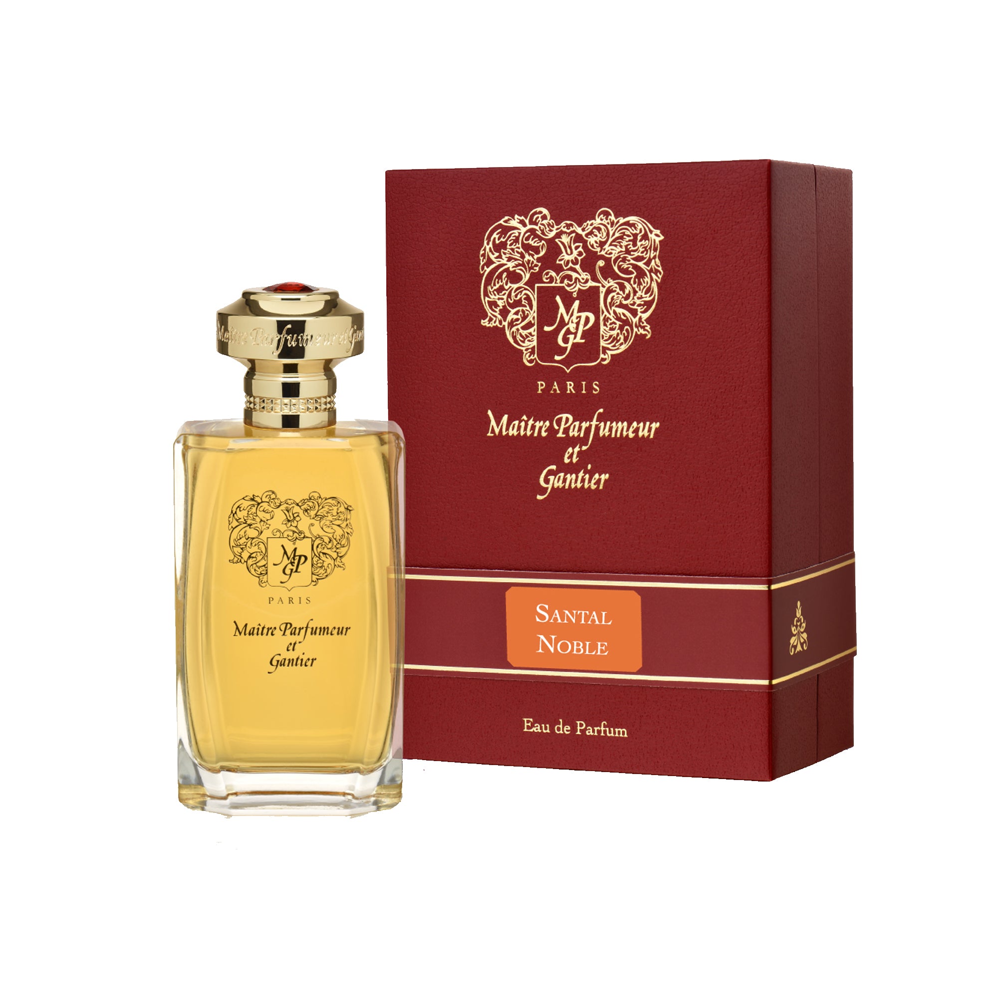 Santal Noble 120ml Eau de Parfum Bottle and Box by MAÎTRE PARFUMEUR ET GANTIER