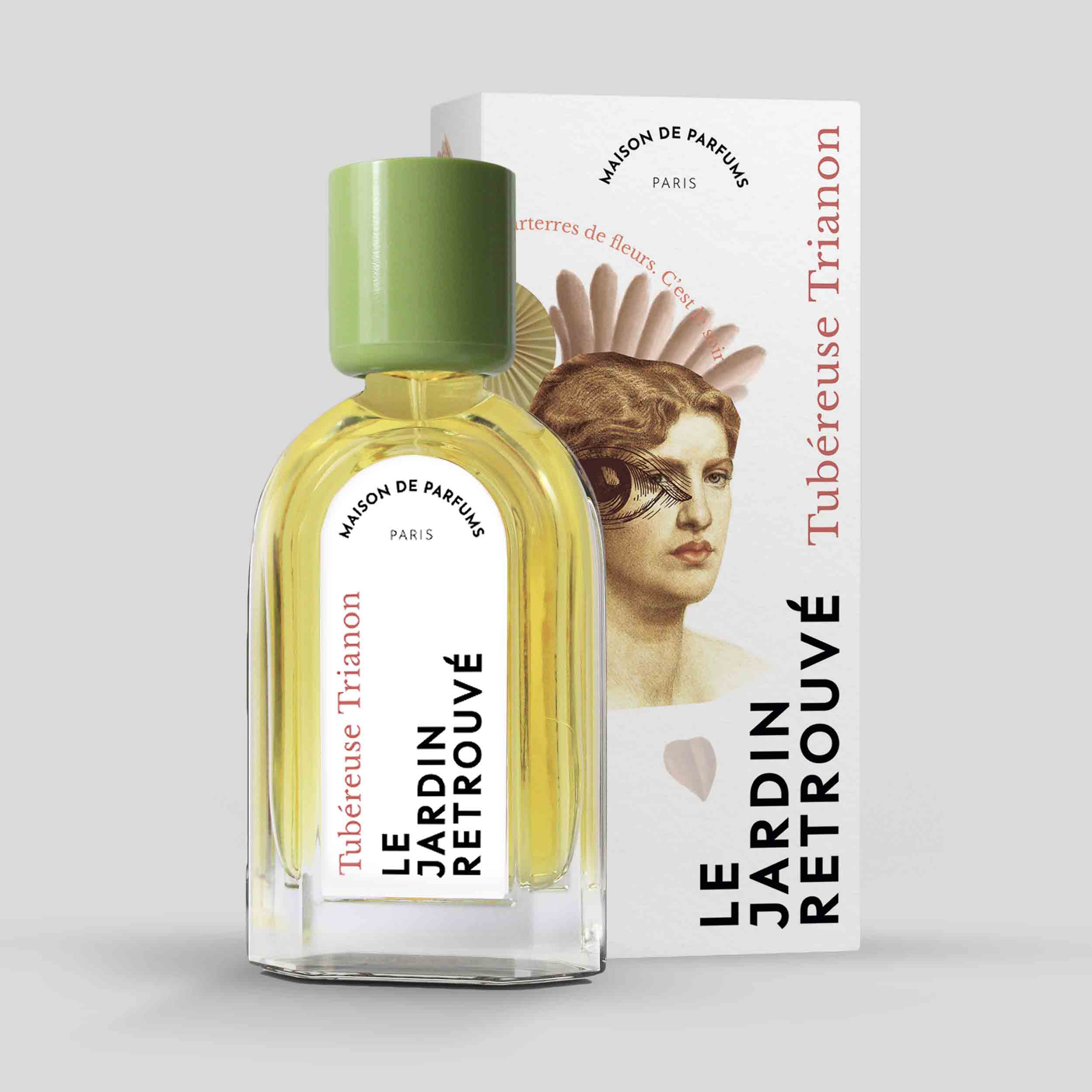 Tubéreuse Trianon Eau de Parfum 50ml Bottle and Box by Le Jardin Retrouvé